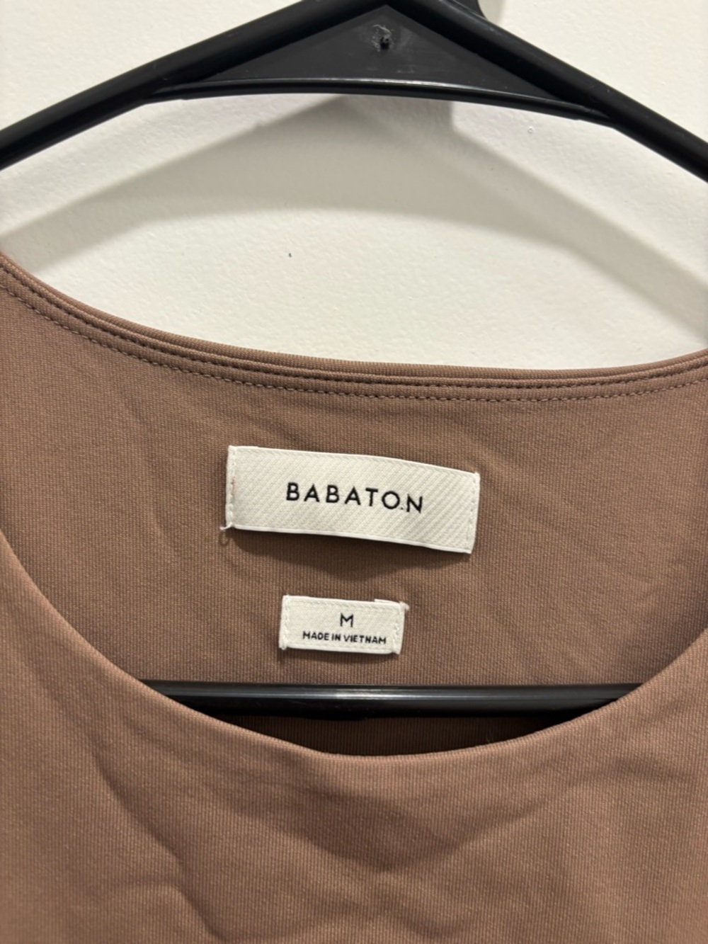Babaton Long-Sleeve Brown Bodysuit NEW Medium - Picture 3 of 4